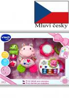 Vtech První dárek pro miminko CZ - růžový